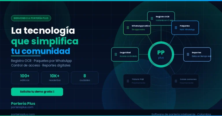 Portería Plus software gestión portería